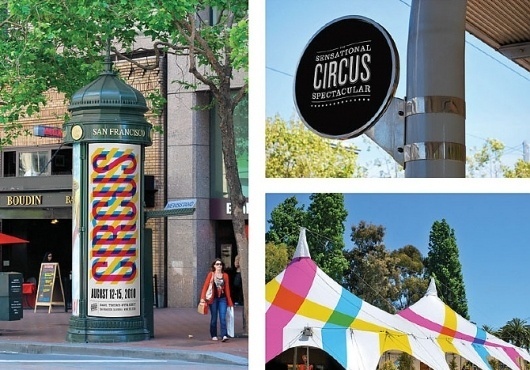 Nathan Godding #design #circus #brand #colorful #student