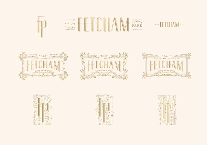 Fetcham Park by Kevin Cantrell #typography #lettering #branding #identity #wordmark