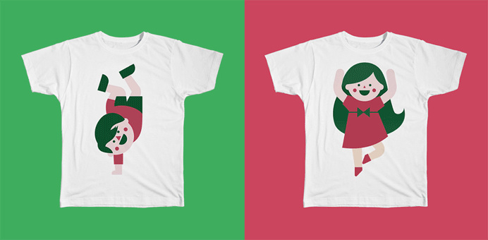 Promotional t-shirts for Campo de Ferias (Sports Camp) by Gen Design Studio