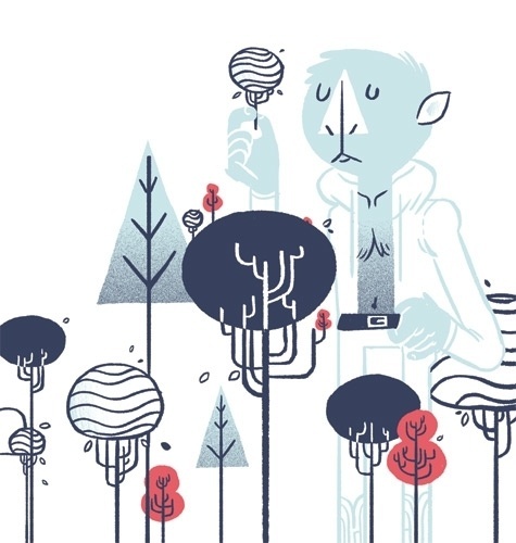 An Exquisite Beast #an #exquisite #red #beast #illustration #rad #blue