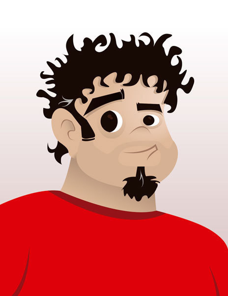 Selfportrait on the Behance Network #cartoon