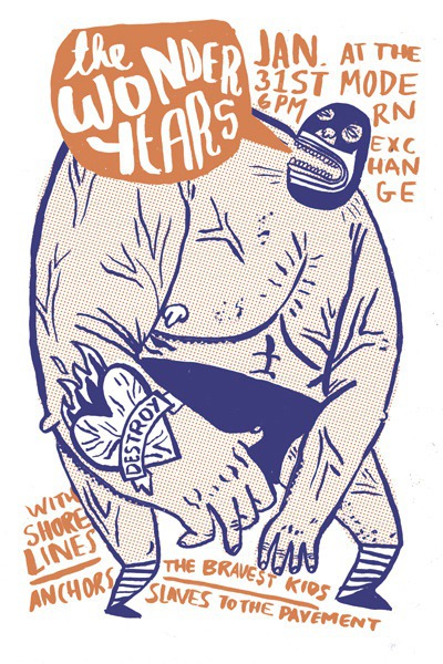 James Heimer Illustration, Oldie, Wonder Years tour series
