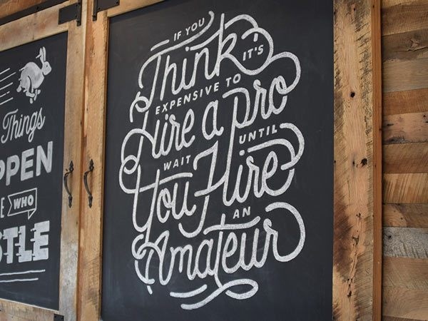 Chalk Typography Artwork