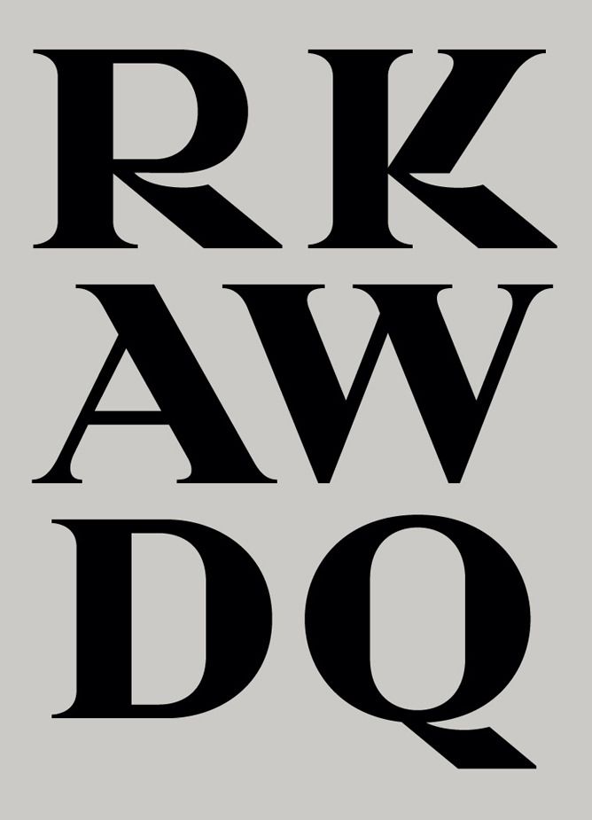 Prada typeface by Alias