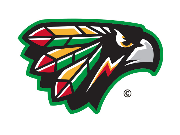 #mascot #logo #mikebruner #hawk #warrior #sioux #UND