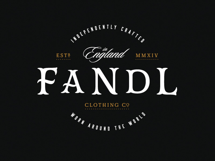 Brand based design as part of the F&L Co. 'Maker's Mark' collection. #typography #logo #branding