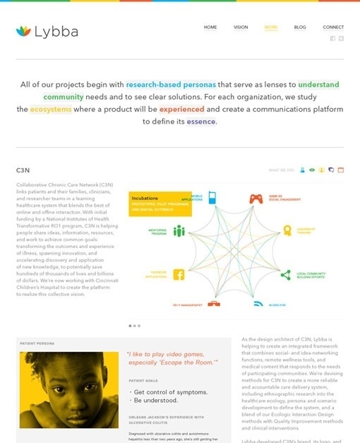 Design Work Life » Outpost: Lybba Identity and Web Design #interface