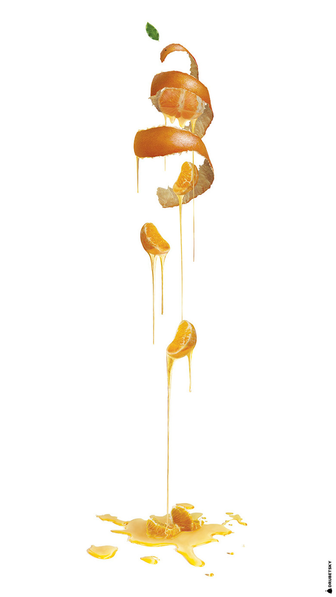 SURREAL DIGITAL ART ORANGE - http://drubetsky.com/ #orange #digitalart