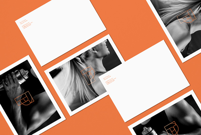 Paul Thomson by Duane Dalton #stationary #cards #graphic design #brand #brand identity #orange