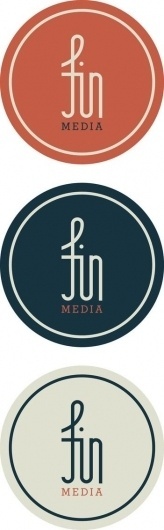 Fin Media on the Behance Network #logo #visual #identity #branding