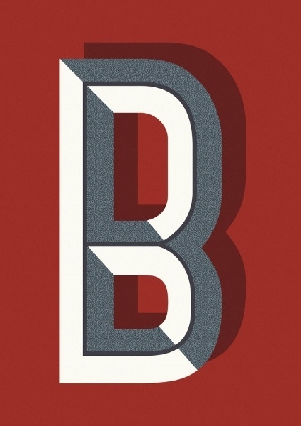Elegant, Geometric Typography Posters From A Z DesignTAXI.com #type #design #lettering #typography