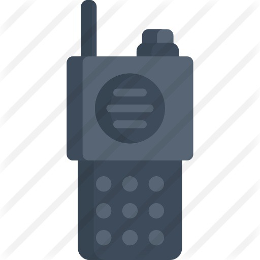 See more icon inspiration related to frequency, walkie talkie, electronics, communications, radio, security and technology on Flaticon.