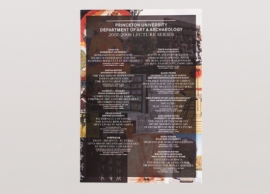 Project Projects — Princeton University Department of Art & Archaeology #design #graphic #poster