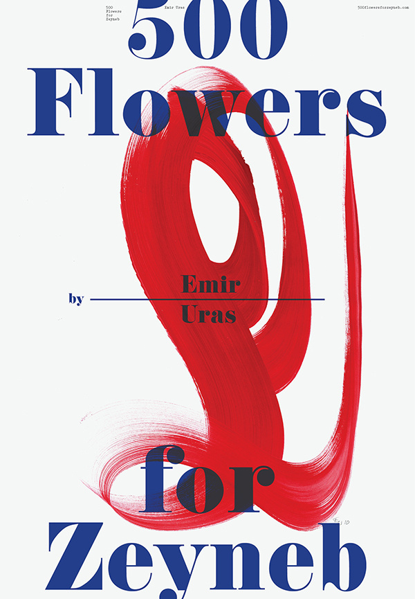 500 Flowers for Zeyneb — Company #flower #zeyneb #poster #company
