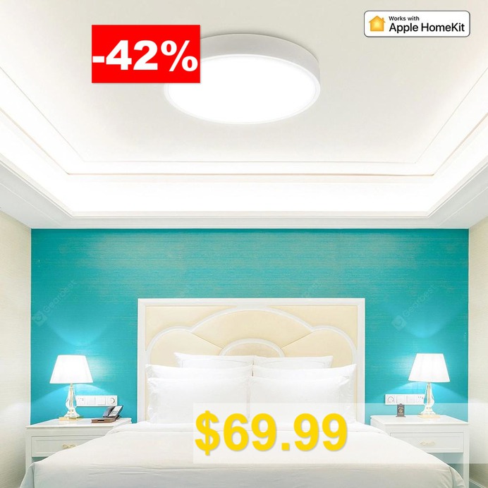 Yeelight #YLXD41YL #320mm #Smart #LED #Ceiling #Light #Upgrade #Version #(Xiaomi #Ecosystem #Product) #- #WHITE