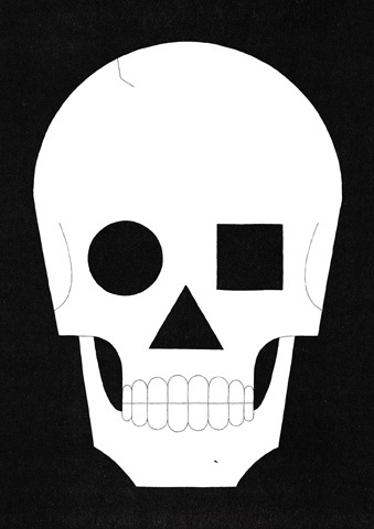 Ryan Todd +44 (0)7966 846471 #graphic #illustration #triangle #square #circle #skull
