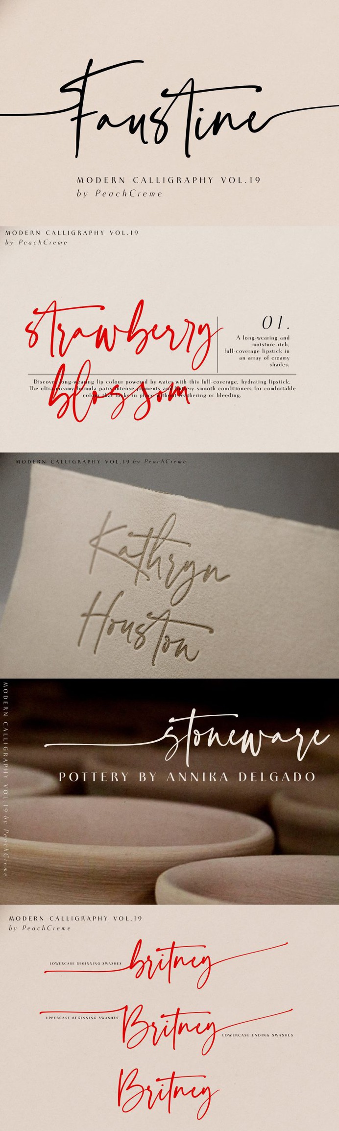 Faustine //Modern Script