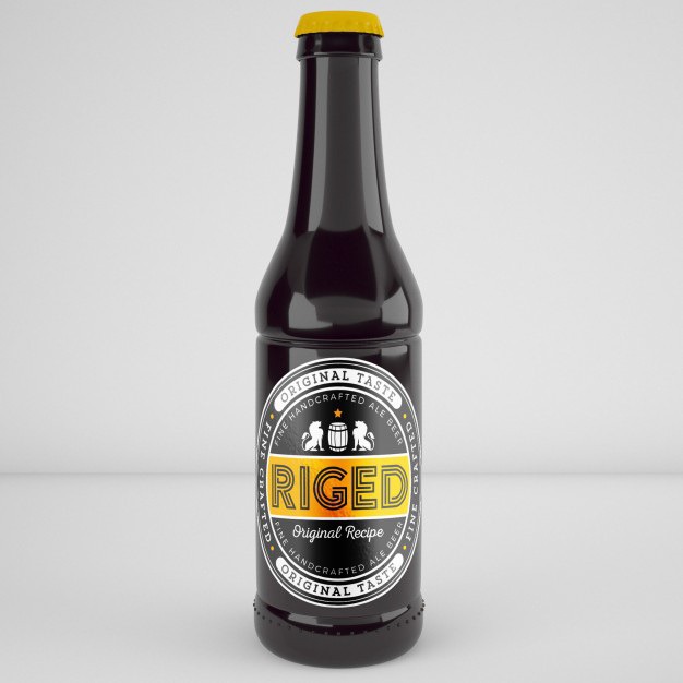 Realistic beer bottle mockup Free Psd. See more inspiration related to Mockup, Label, Template, Beer, Packaging, Presentation, Bottle, Glass, Drink, Portfolio, Branding, Product, Clean, Brown, Craft, Container, Up, Beverage, Blank, Mock, Ups, Ale and Lager on Freepik.