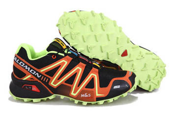 Salomon Speedcross 3 Athletic Running Sports Man Shoes Outdoor black voltgreen orange #fashion