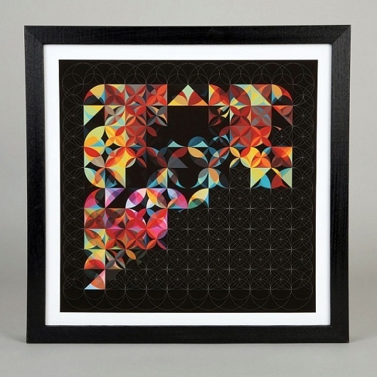 Petal Grid #grid #print #pattern #petals