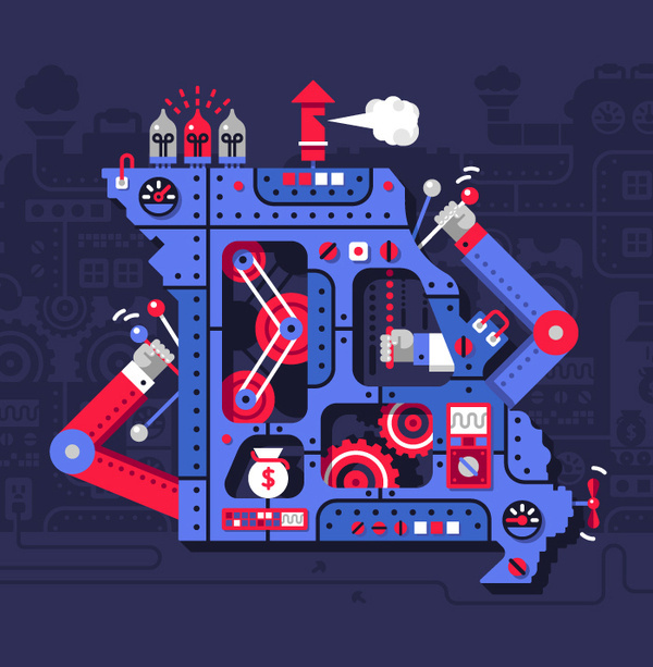The Political Machine #illustration