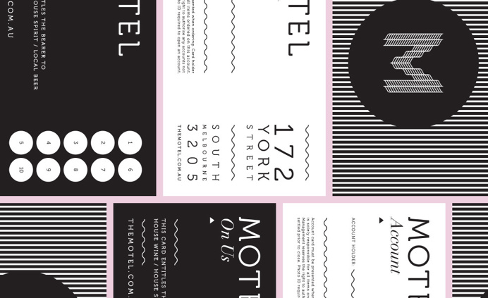 black and white stationery