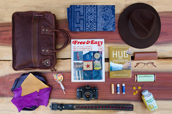 essentials will adler of will leather goods 1.jpg (1280×853) #bag #grid #hat #books