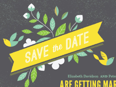 Save the Date #ross #bruggink