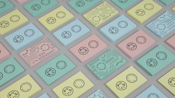 bicnic by toormix branding colorful playful beautiful minal stationery corporate design mindsparkle mag business card logo logotype packagin
