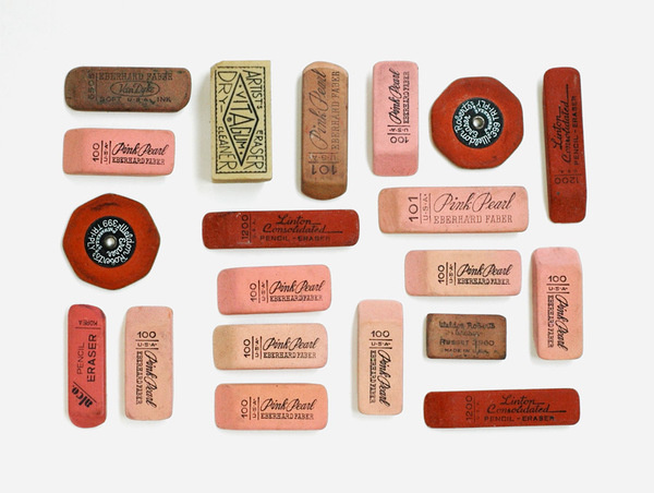 SUBMISSION: Vintage Erasers by Lisa Congdon #organized #photography #erasers #vintage