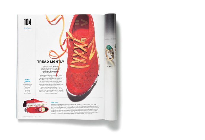 Spreads, layout, magazine