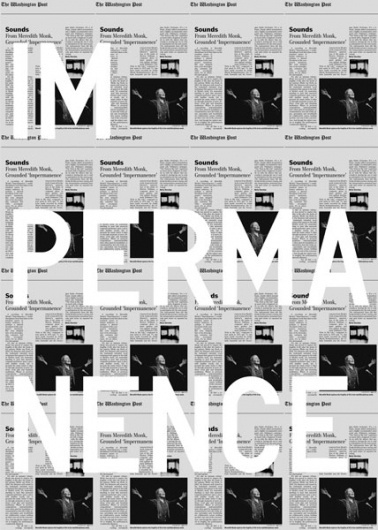 Impermanence | Shiro to Kuro #print #design #graphic