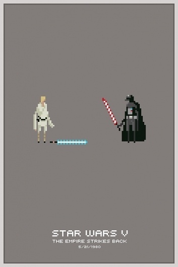 Star Wars Pixel Posters #wars #star