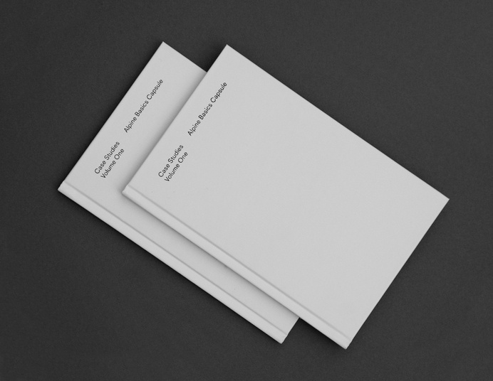 Alpine Basics by Albert Romagosa Design Cabinet #white #book #minimalism #cover #typography