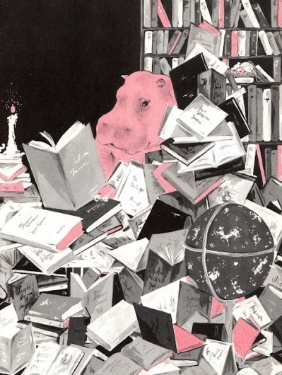 Vintage Kids' Books My Kid Loves: The Unhappy Hippopotamus #illustration #books