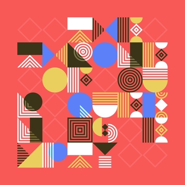 Tamer Koseli | Foragepress.com #elemental #color #shapes #puzzle #type #typography