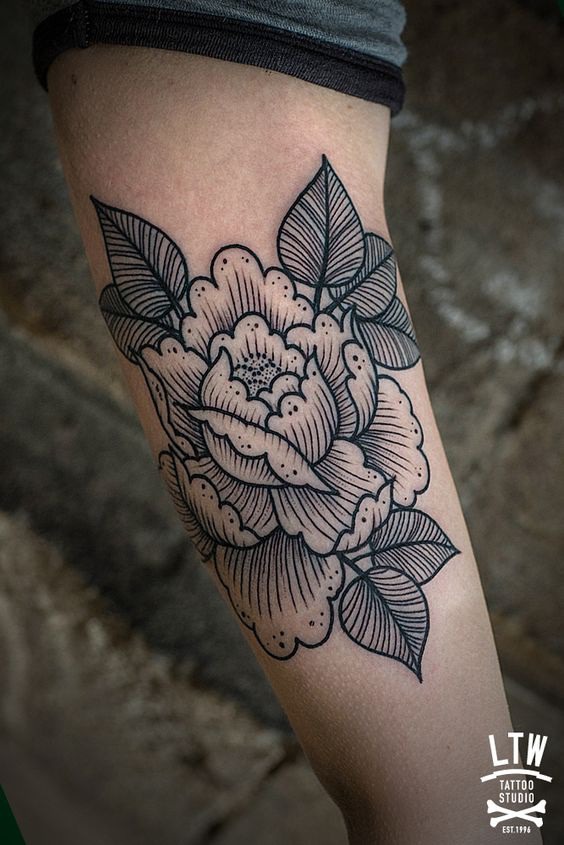 Peony Tattoo