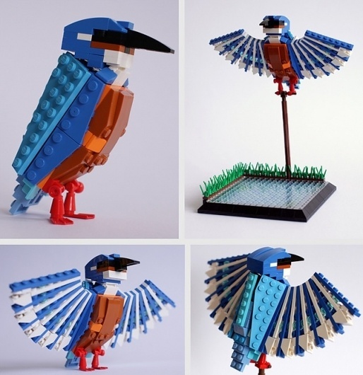 Colossal | An art and design blog. #lego #design #bird #art #animal