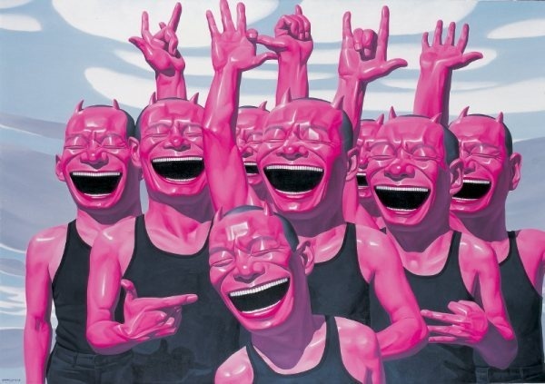 Yue Minjun | PICDIT #art #painting