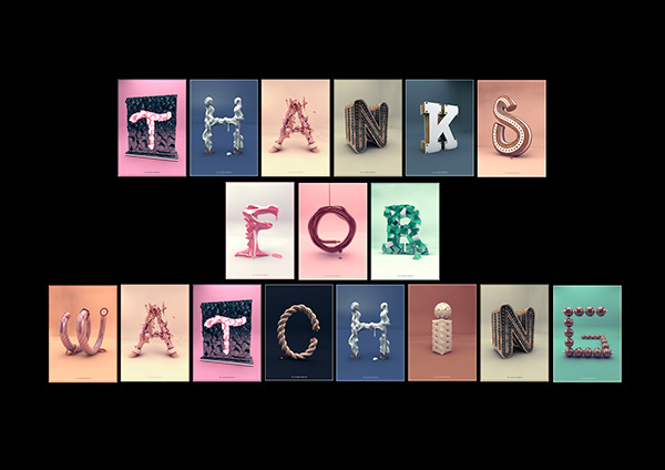 /// Creativ Alphabet /// on Behance #font #typo #typography