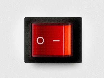 Power Switch by Rob Smittenaar #switch #button #render #photorealistic