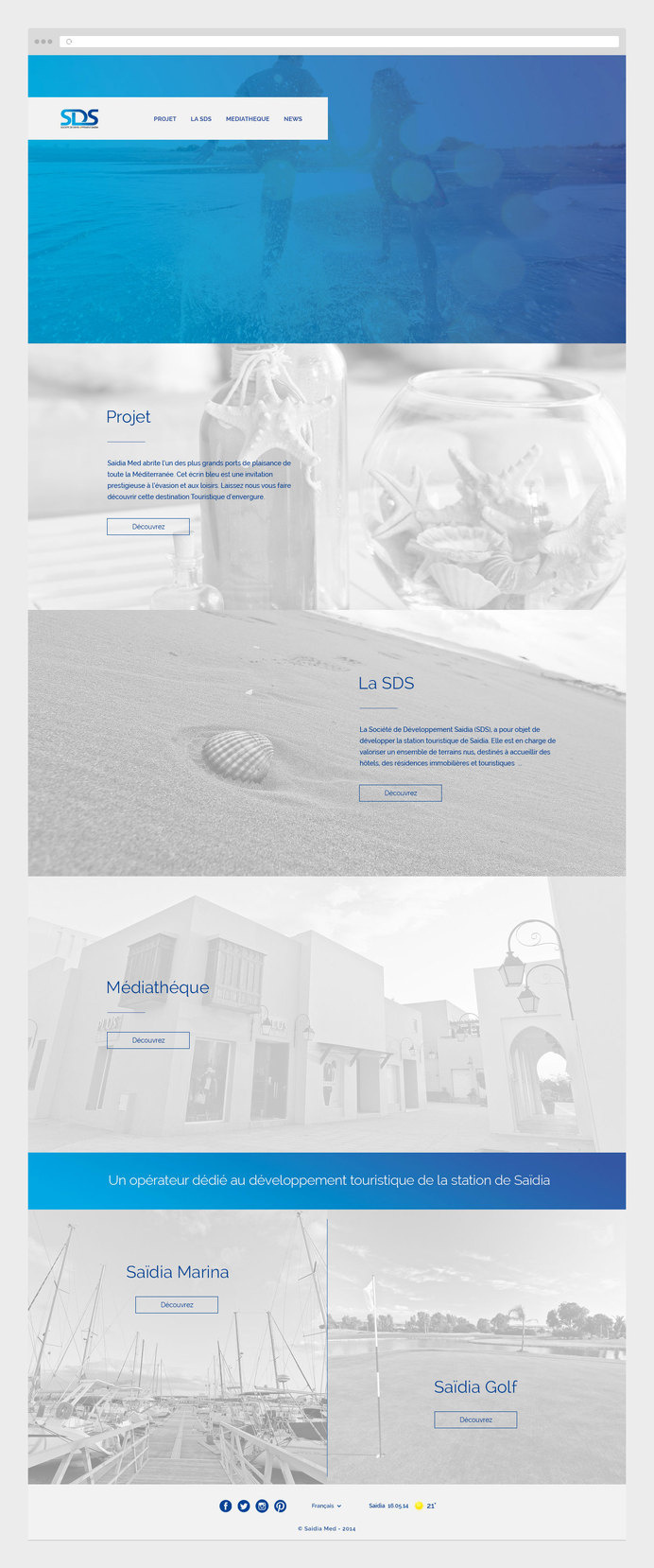 web design, site web