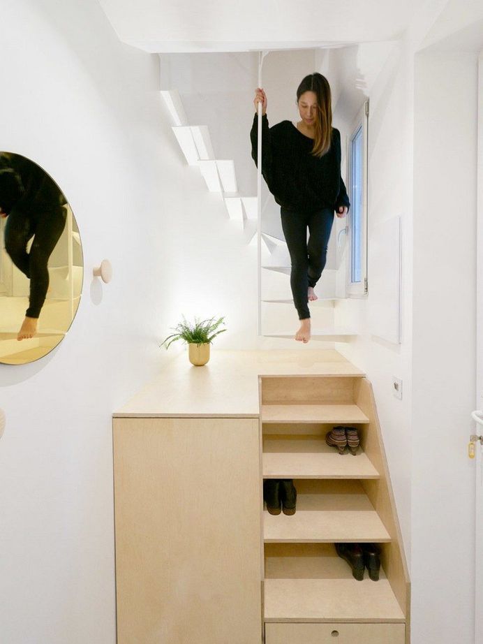 Urban Cocoon: Complete Renovation of a 27 sqm Single Room Duplex in Paris 10