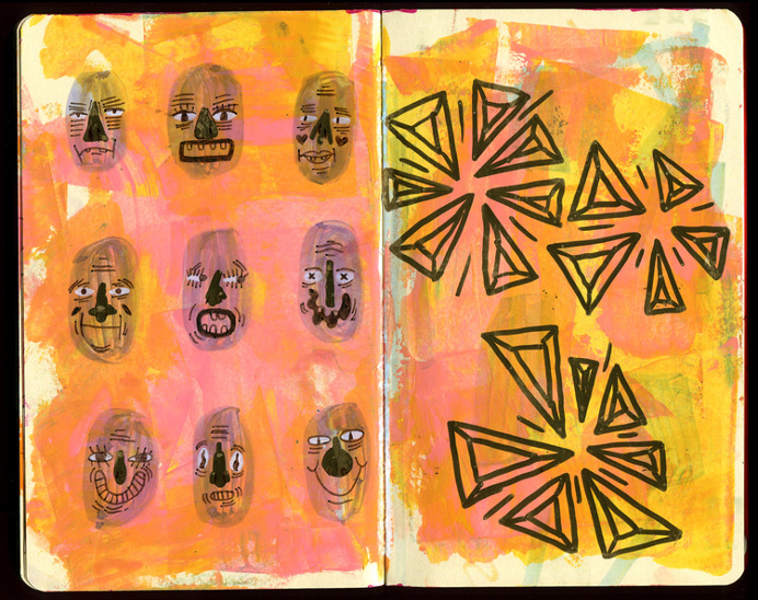 Krista Perry - Sketchbook No. 4 #illustration #sketchbook #moleskin