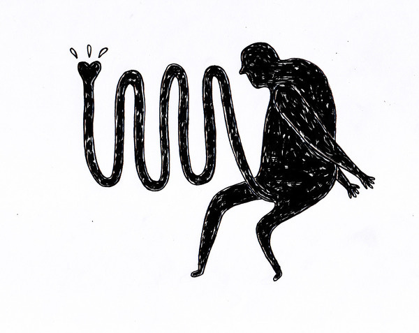 illustration for cosebelle #valentines #imbertonire #san #illustration #cosebelle #penis #bw #love