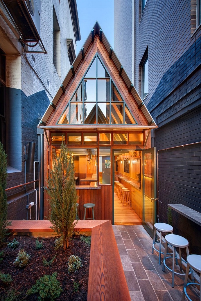 Pink Moon Saloon is Designed and Built in Traditional 'Hut' Style