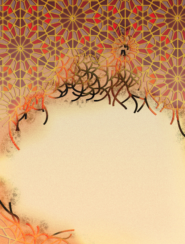 WIRED 10/13 gloriapizzilli #burned #illustration #pattern