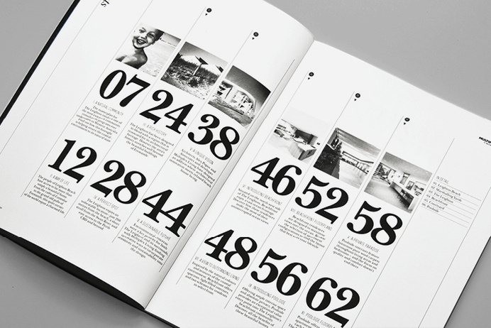 Monogram Design The Leighton Contents #spread