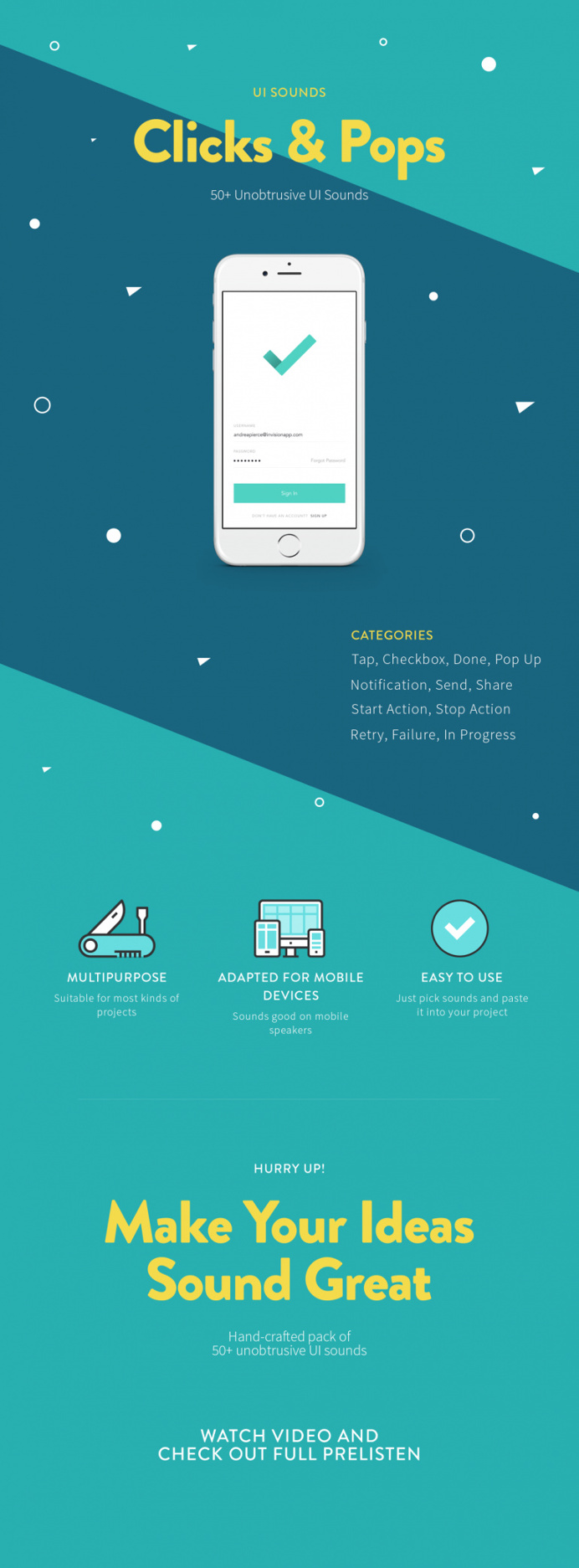 Clicks & Pops UI Sounds