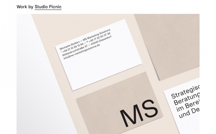 Studio Picnic by Eloy Kruijntjens Maastricht Netherlands beautiful webdesign website minimal portfolio mindsparkle mag designblog award site